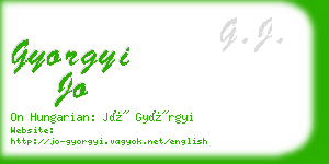 gyorgyi jo business card